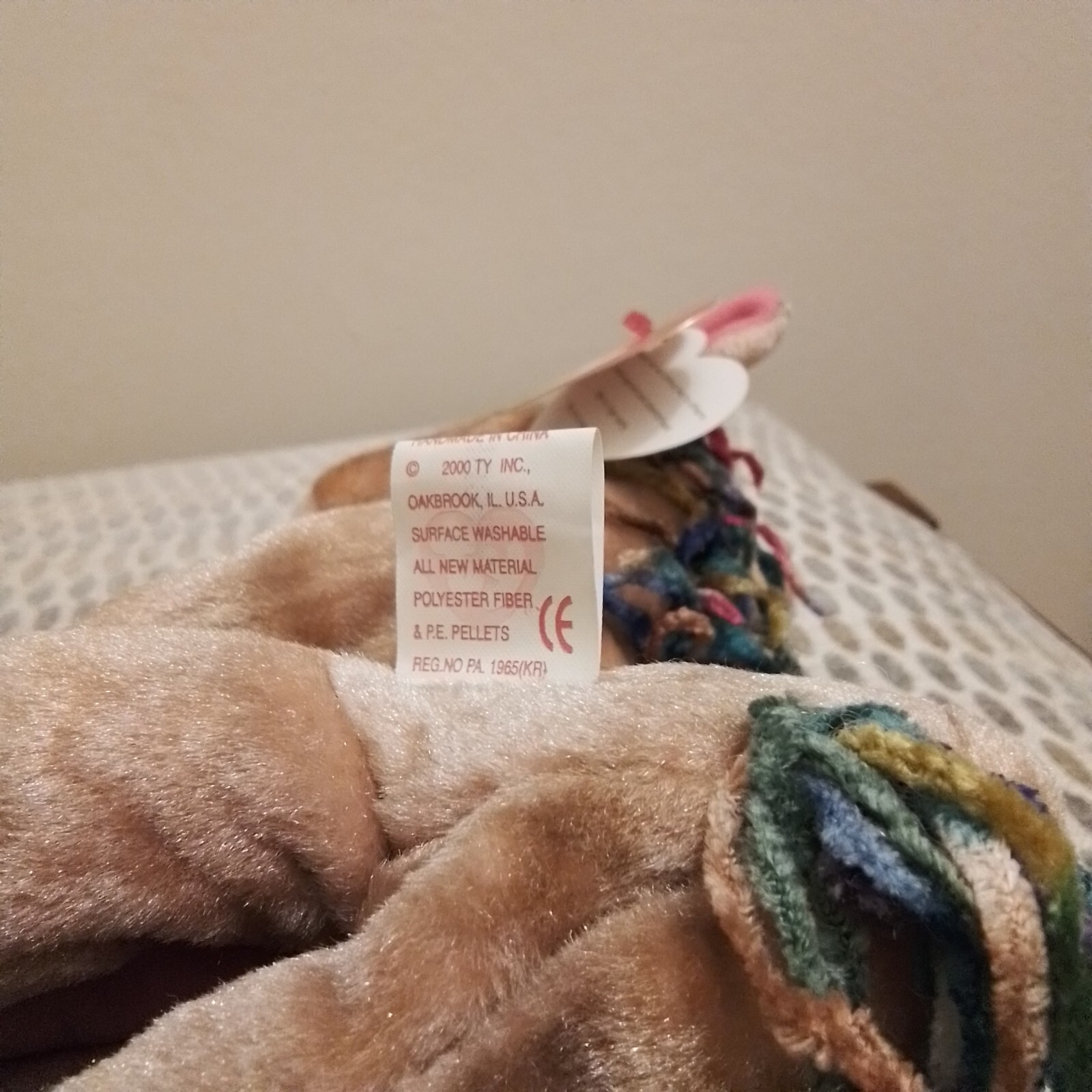 TY Beanie Baby Zodiac Year of the HORSE with Swing and Tush Tag