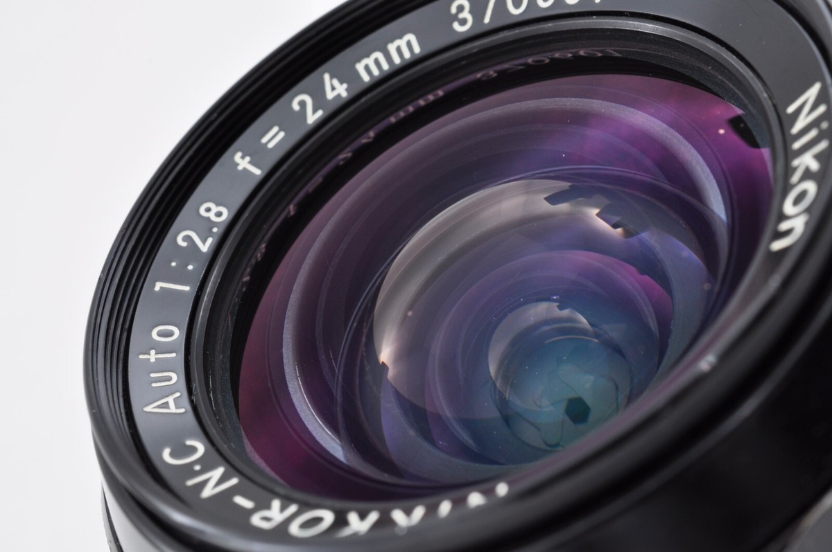 Nikon Nikkor N.C Auto 24mm f/2.8 Non-AI Wide Angle Lens [Opt Near