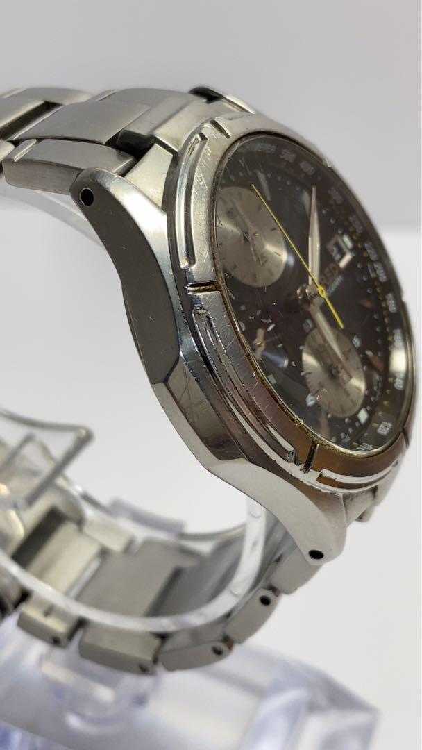 SEIKO WIRED 7T92-0GB0 Navy Chronograph Men's Watch Quartz
