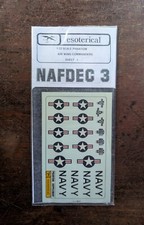 VINTAGE ESOTERIC NAFDEC 3 DECAL SHEET FOR MODEL AIRCRAFT - 1:72, 1980's #3