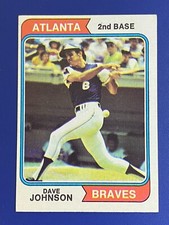 ⚾ 1974 Topps Baseball Base Card #45 Dave JOHNSON - EXMT or better ⚾