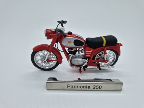 Pannonia 250 Editions Atlas Collections Motorrad Modellfahrzeug 1:24 Neu OVP - Bild 2 von 4