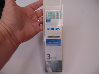 Philips Sonicar C2 Optimal Plaque Control Replacement Brush Heads 3 pk. HX9023