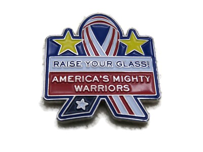 Raise Your Glass! America's Mighty Warriors Magnet