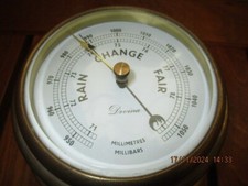 Sch&ouml;nes &auml;lteres Schiffsbarometer Devina 15 cm
