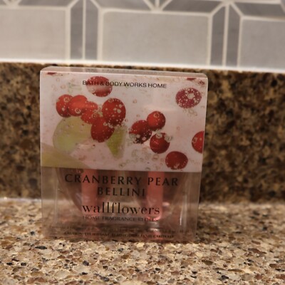Bath And Body Works Cranberry Pear Bellini 2 Wallflower Refills