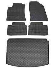 Gummi Fußmatten Kofferraumwanne für Hyundai i30 2020- Set Gummimatten Auslage