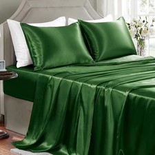 Satin bed sheets 4-piece set Luxurious, silky soft bed sheet set