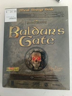 Baldur's Gate Official Strategy Guide 1998 BradyGames NEW SEALED Vintage PC