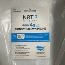 Net10 Wireless Bring Your Own Phone Activation Kit - NEW