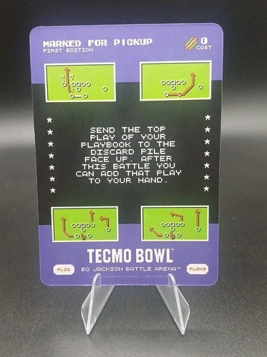 2026 Bo Jackson Battle Arena Tecmo #PL22 Marked For Pickup SP Play