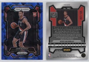 2023-24 Panini Prizm Blue Ice Prizm /125 Kris Murray #142 Rookie RC