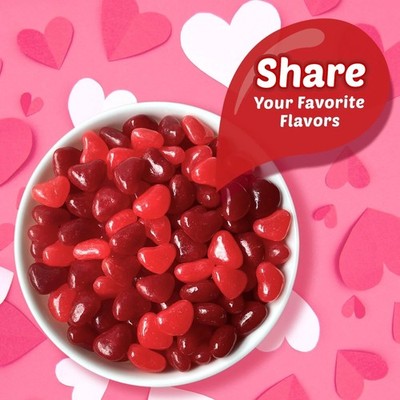 HEART SHAPE STARBURST JELLY BEAN Candies STRAWBERRY CHERRY VALUE BULK BAG VALUE