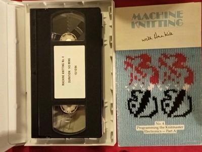 Strickmaschine Video - Ann Kite VHS No 4 Programmierung Knitmaster Electronics A