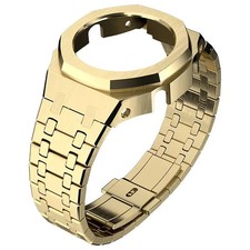 Luxury Metal Case Strap Mod Kit for Casio G-Shock GA2100 GA2110 GMAS2100 CasiOak