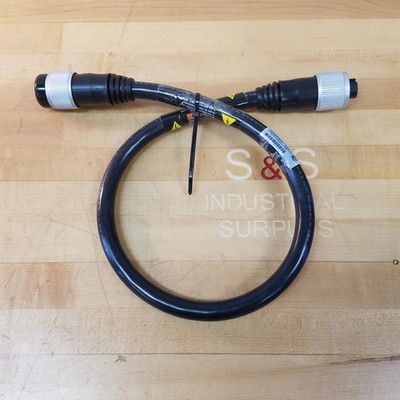 Turck GSDA GKDA 40-1M Power Cable, 4 Pin M/F, U-79474 - USED
