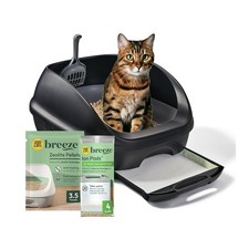 Purina Litter Box System BREEZE System Starter Kit Litter Box Litter Pellets