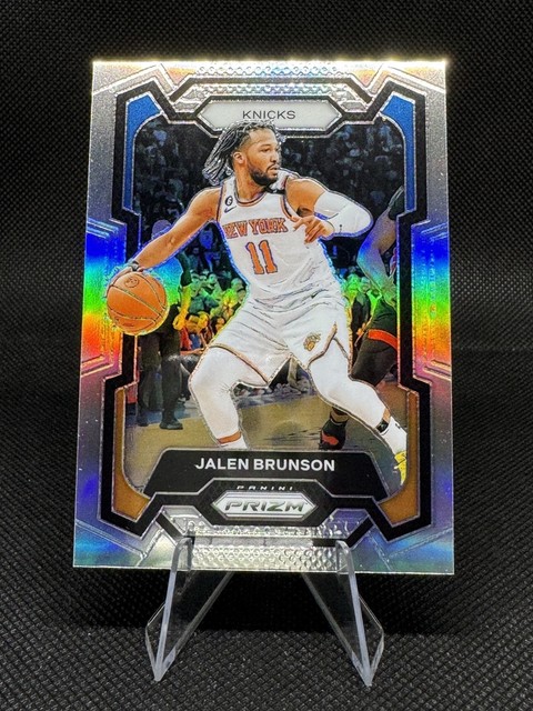 Jalen Brunson New York Knicks #9 2023-24 Panini Prizm Silver Basketball