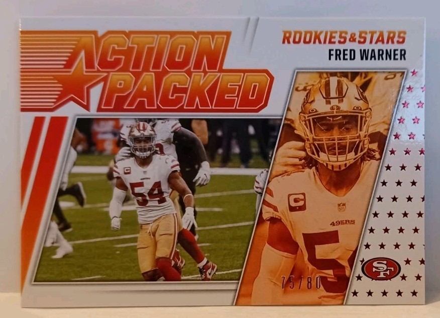Fred Warner /80 2021 Panini Rookies & Stars Action Packed #AP-13