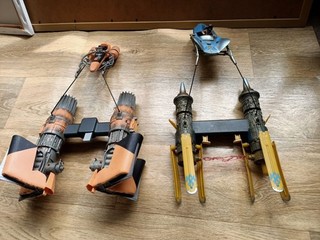STAR WARS EPISODE 1 (1999) ANAKIN SKYWALKERS & SEBULBAS POD RACER GEBRAUCHT UNVOLLSTÄNDIG