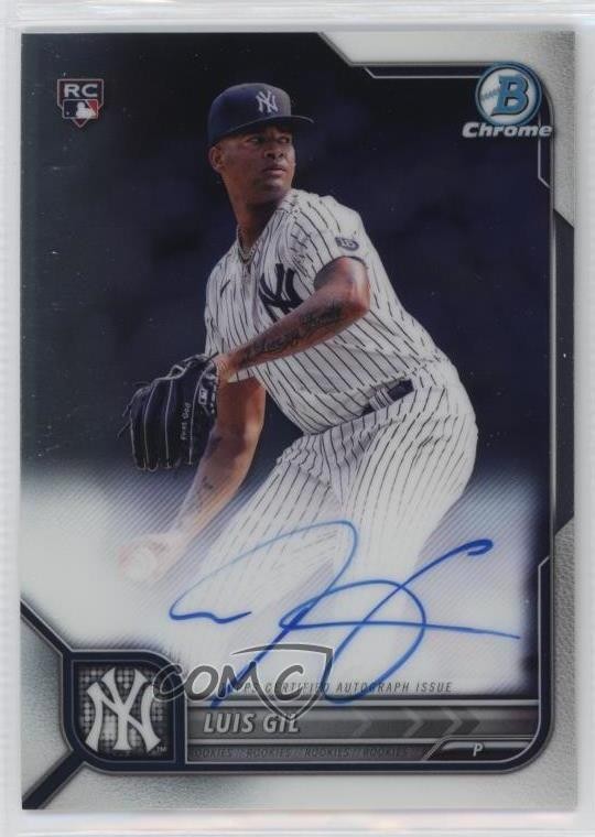 2022 Bowman Chrome Chrome Rookie Auto Luis Gil #CRA-LG Auto 7i2