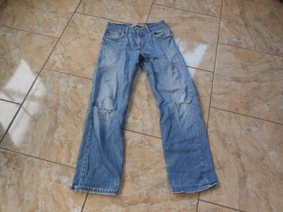 Levi's 559 Relaxed Straight Jeans Hose W28 L30 Mittelblau mit Mängeln #H9357