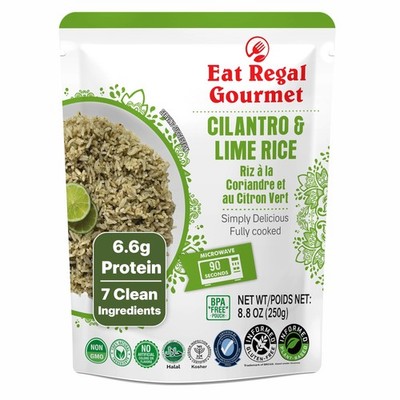 Eat Regal Microwave Rice Ready to Eat   Cilantro & Lime Rice | Fully Cooked H...