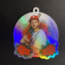 2025 Topps Holiday - Oversized Ornaments Die-Cuts Trea Turner #OO-20