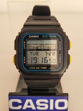 Vintage Casio FT-100W Fish En Time Japan U Mo...