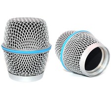 2 PCS Microphone Head Mesh Grille for SHURE Beta87 Beta87A Beta87C SM86 SM87 ...