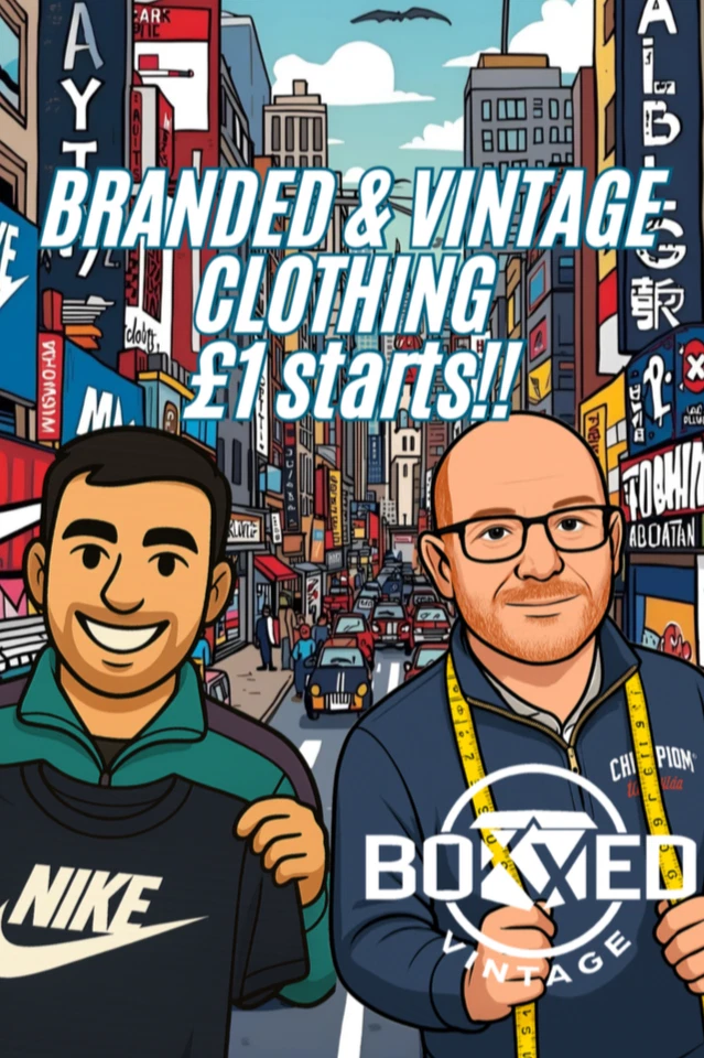 PREMIUM BRANDED CLOTHING | £1 STARTS | AUCTION | BOXXED VINTAGE