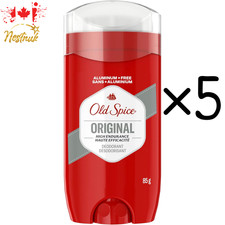 5-Pack Old Spice High Endurance Aluminum Free Deodorant Original 85g 3oz