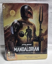 Star Wars: The Mandalorian Complete First Season Blu-ray/DVD Steelbook   M. NEW