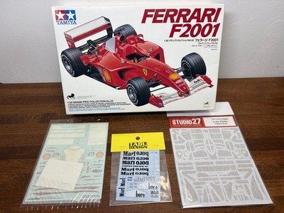 Tamiya Ferrari F2001 1/20 F1 Model Kit Tabu Design Studio27 Decals