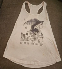 Stevie Nicks BACK TO THE GYPSY THAT I WAS Bootleg Lot Tank Top Vintage Sz L RARE