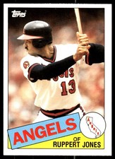 Ruppert Jones 1985 Topps Traded #65T Angels MLB READ FREE SHIPPING AutographDen