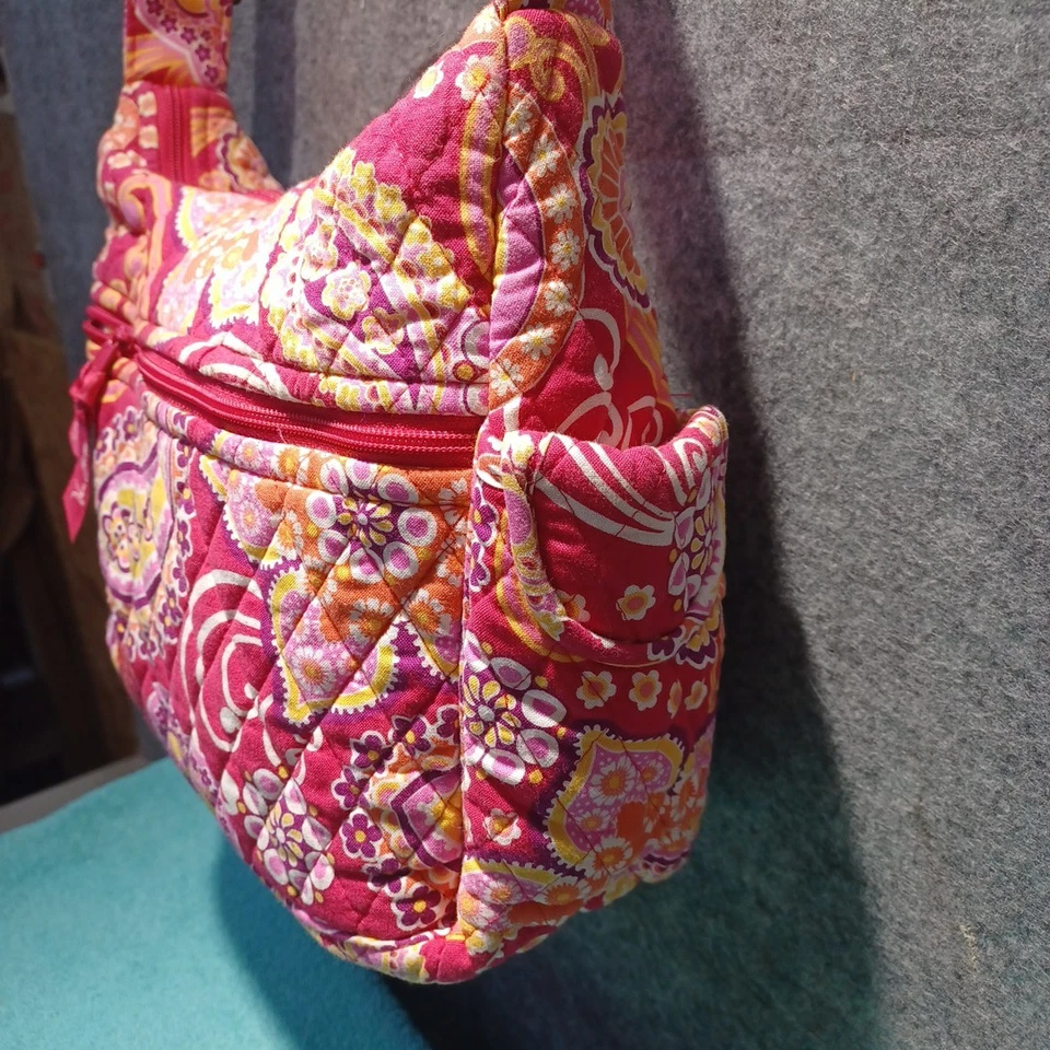 Cartera de hombro Vera Bradley Olivia Hobo retirada frambuesa efervescencia - con CARTERA Foto 4 de 4
