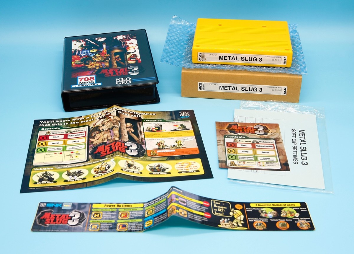 Metal Slug 3 US English MVS Kit • Neo Geo JAMMA Arcade System