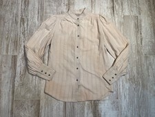 Vintage Collection Wah Maker Prairie Blouse Women M Made in USA Western