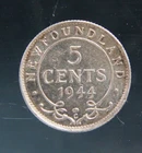 1944 Newfoundland 5 Cents — photo from another recent sale