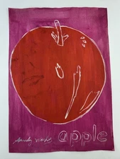 Andy Warhol COA Art Painting Original Drawing Vintage Paper Signed