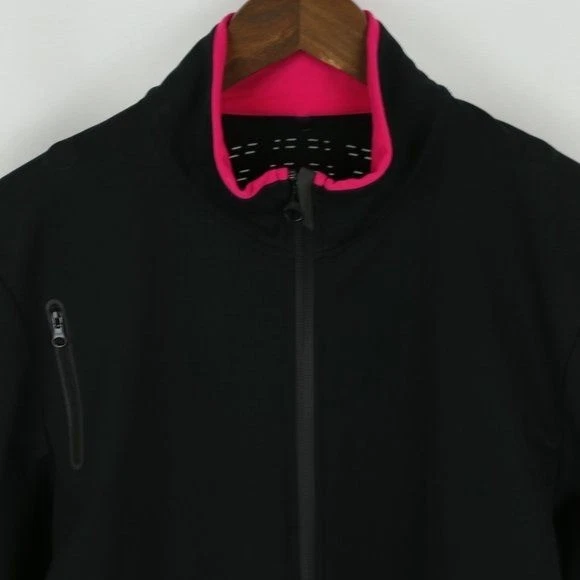Shimano Men's Small Black Fleece Lined Full Zip Performance Cycling Jacket - Image 2 of 4