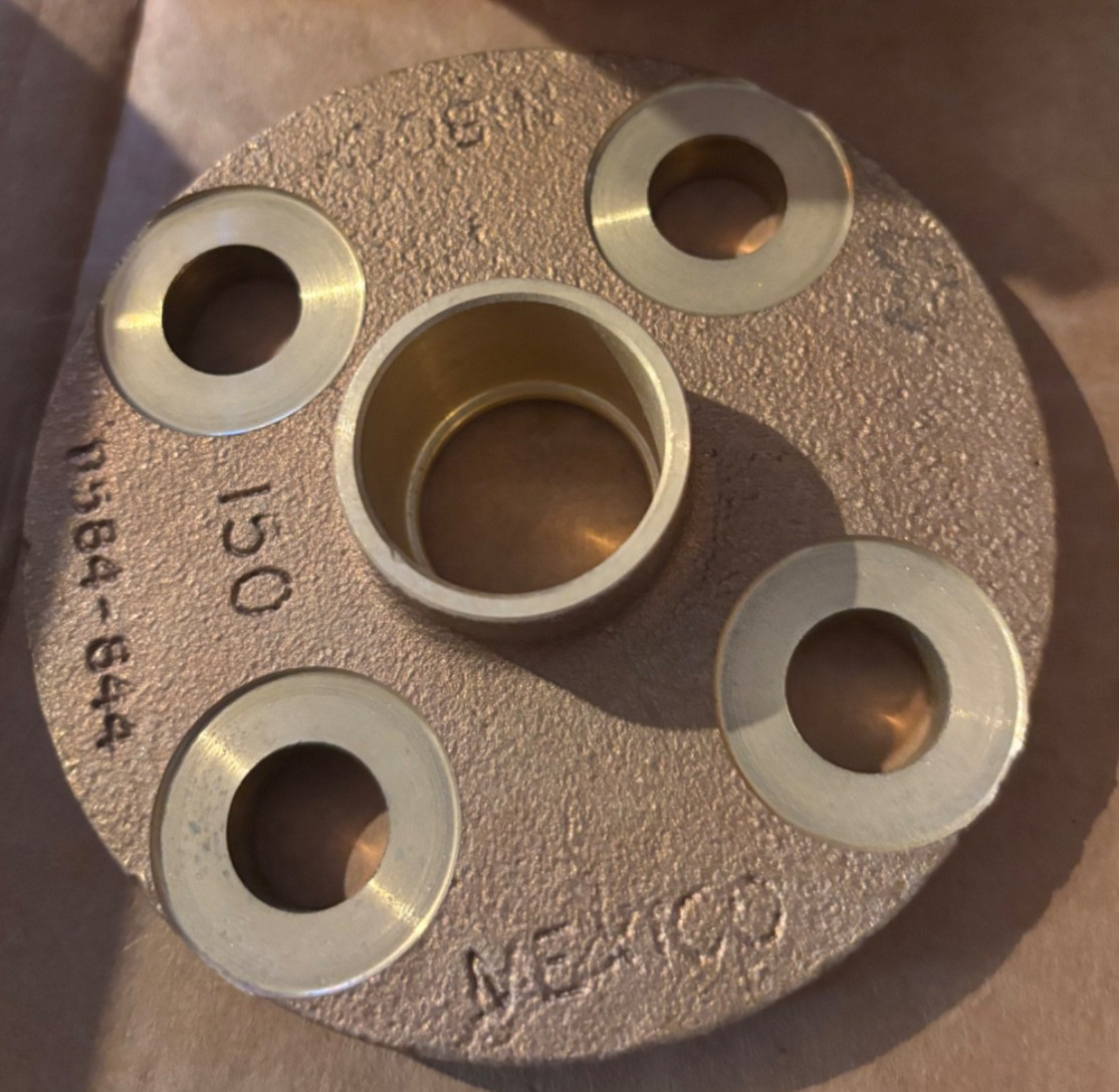 1" Nibco 741 1  Copper Sweat Flange 150# New  box Flat Face  fast shipping
