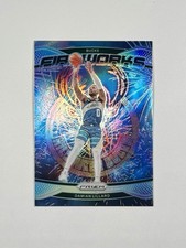 2024-25 Panini Prizm - Fireworks Damian Lillard #8 Silver Prizm