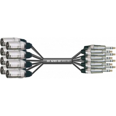 Studio Multicore Eco 8, 5m XLR-Kl, Analoge Kabel, 8 Symmetrische Leitungen