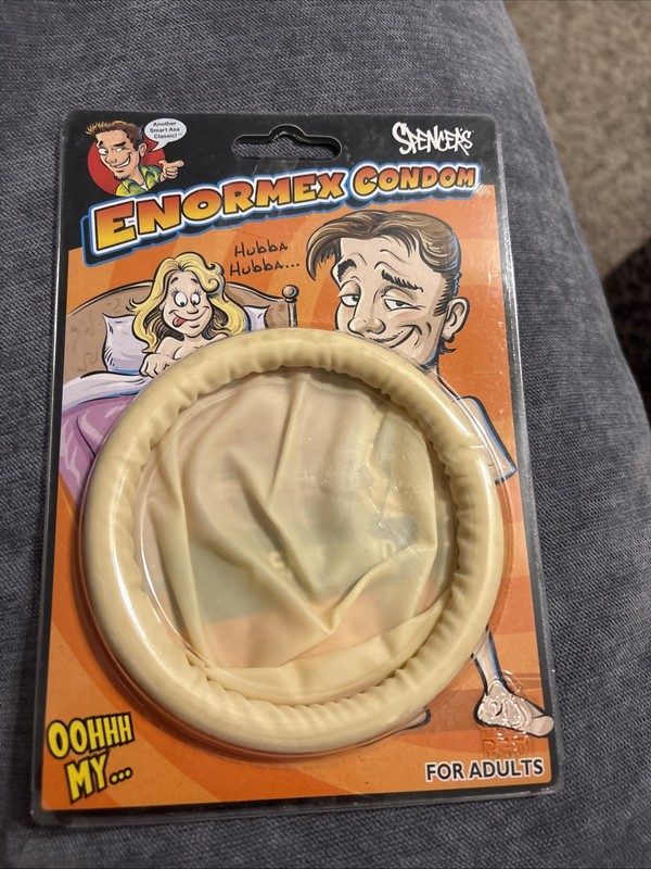 HUGE GIANT CONDOM - Mens Super Size! - Funny GaG Joke - Spencer's Gifts