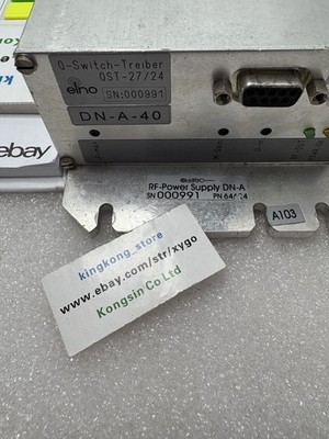 Q-Switch-Treiber QST-27/24 ELNO DN-A-40 ALLTEC RF-POWER SUPPLY DN-A PN 66624