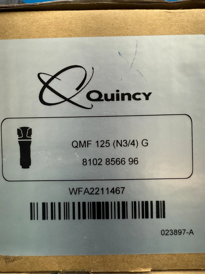 Filtro de aire comprimido micrónico de uso general Quincy QMF-125 3/4" Foto 2 de 4