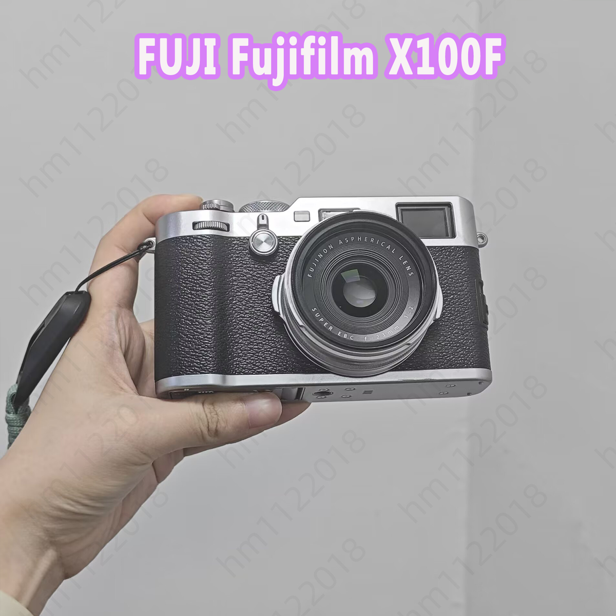 Fujifilm X100F Silver 24.3MP Digital Compact Cam High-Res Photos