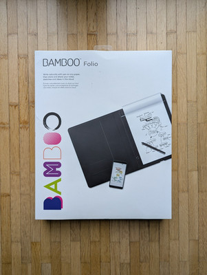 Wacom Bamboo Folio Notizbuch A4 schwarz (Gebraucht)